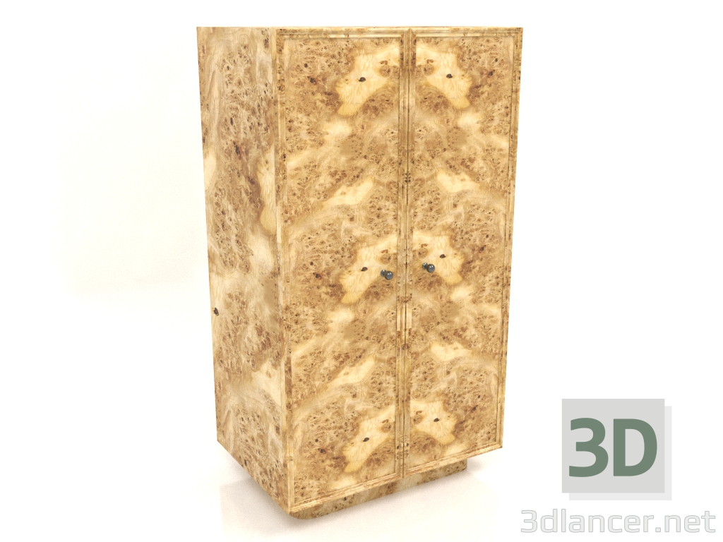3 डी मॉडल अलमारी डब्ल्यू 04 (602x400x1082, लिबास लकड़ी का पैमाना) - पूर्वावलोकन