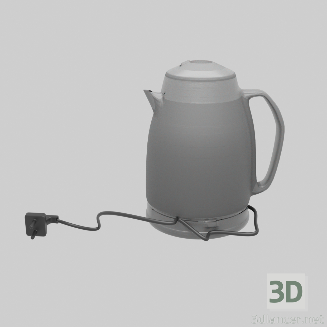 modèle 3D de bouilloire acheter - rendu