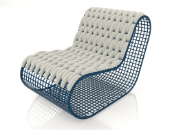 Клубное кресло (Grey blue)