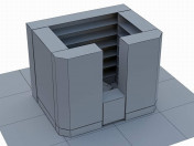 escaparate 3D modelo Compro - render