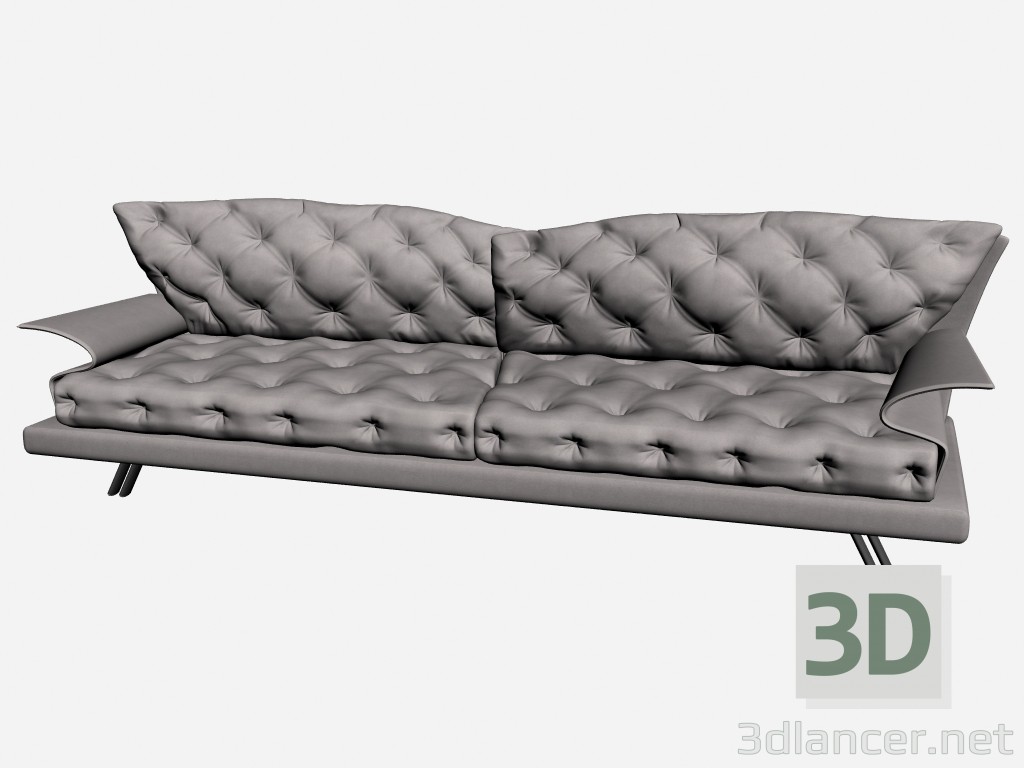 3d model Sofa Super roy capitonne 1 - preview