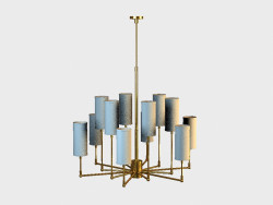 CLARENCE chandelier CHANDELIER (CH074-12-BRS)