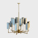 3d model CLARENCE chandelier CHANDELIER (CH074-12-BRS) - preview