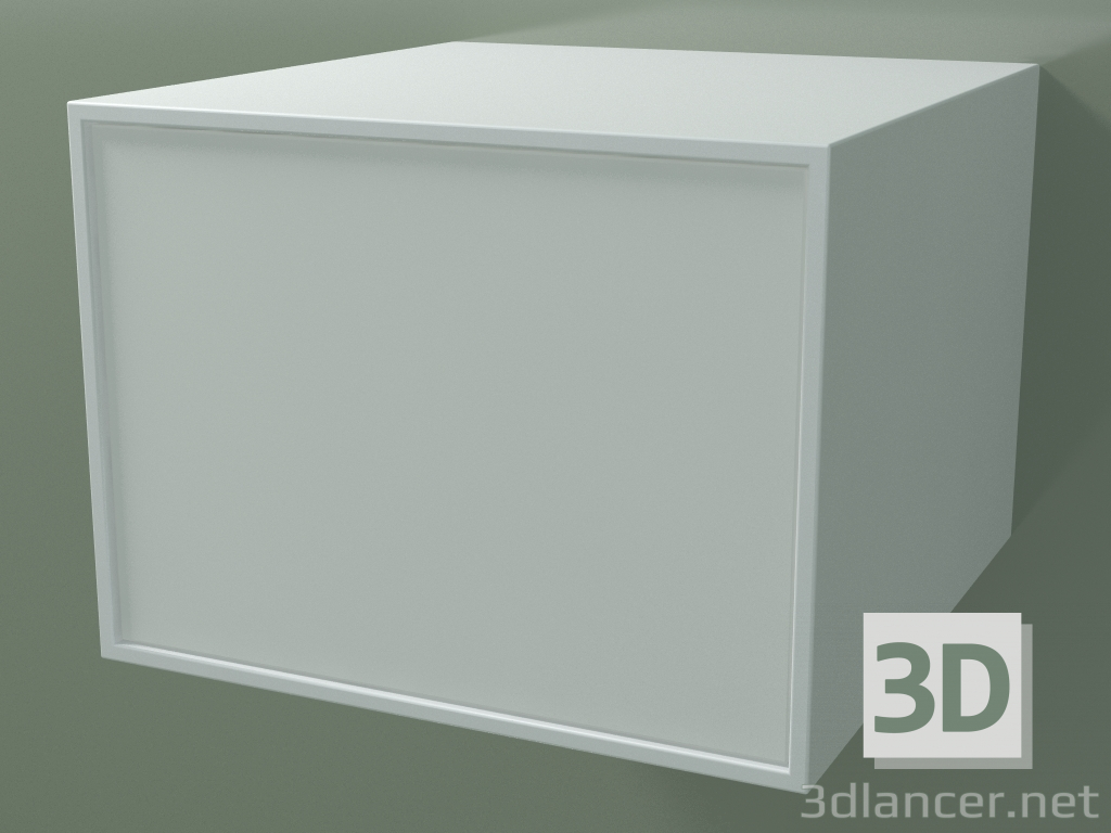 3 डी मॉडल बॉक्स (8AUABB01, ग्लेशियर व्हाइट C01, HPL P01, L 48, P 50, H 36 सेमी) - पूर्वावलोकन