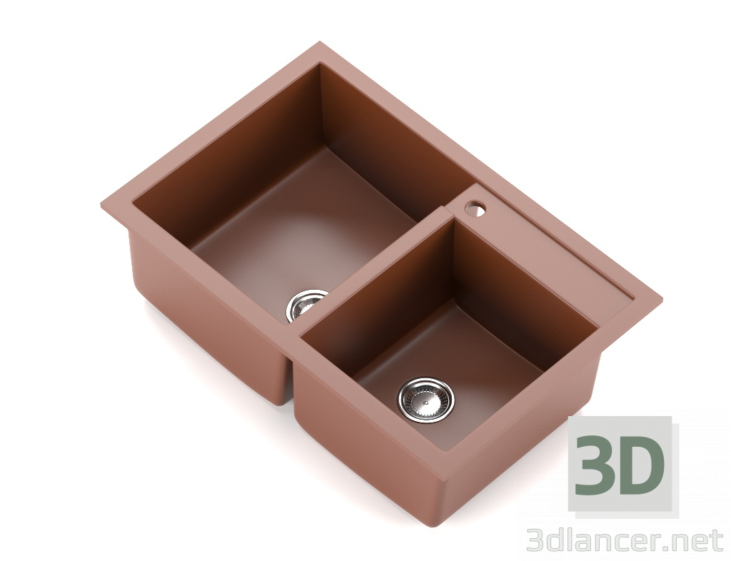 Fregadero de cocina 3D modelo Compro - render