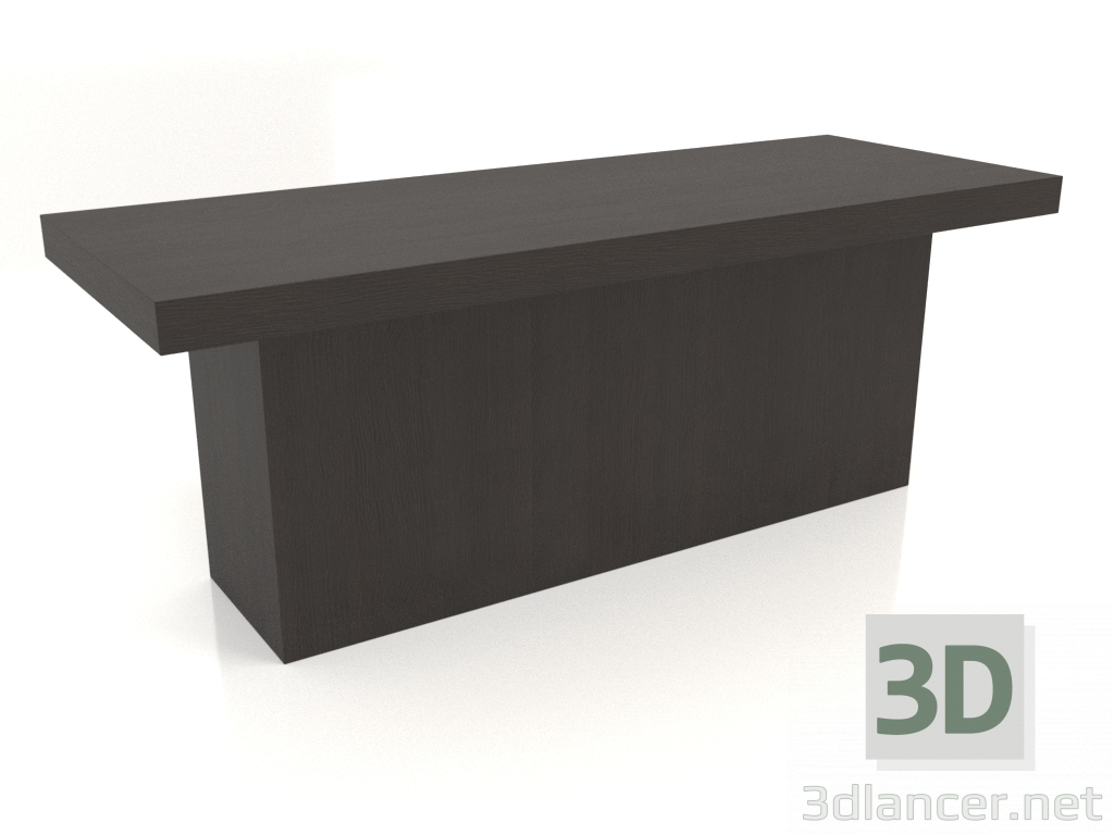 modello 3D Panca VK 10 (1200x450x450, legno marrone scuro) - anteprima