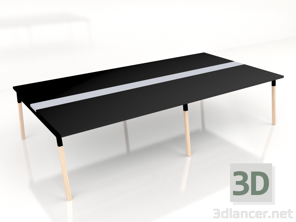 modello 3D Tavolo di negoziazione Ogi W Conference SW34+SW34L (3200x1610) - anteprima