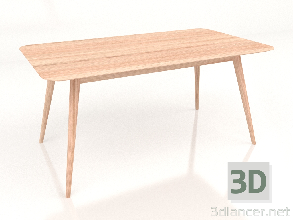 3D modeli Yemek masası Stafa 160 - önizleme