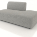 3d model Sofa module 1 seater (L) 150x90 extended to the right - preview
