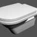 modèle 3D Vivant toilette mur L wc3 - preview