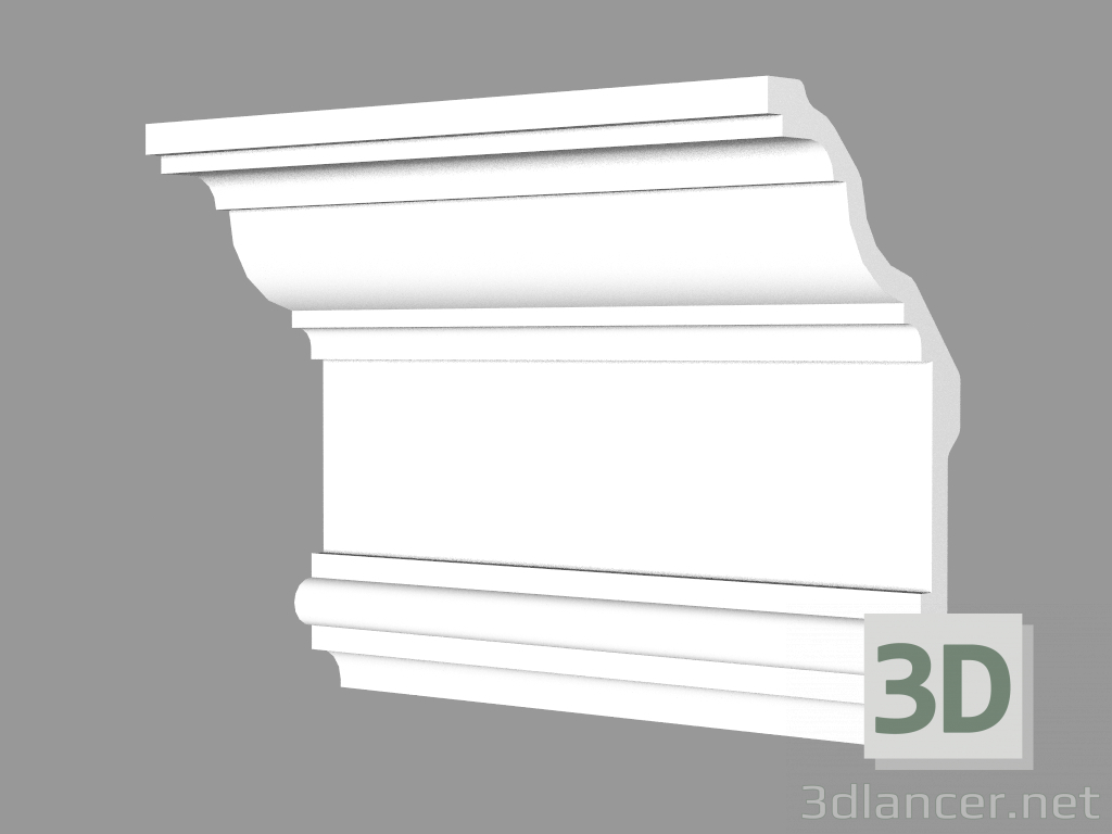 modèle 3D Corniche (K 010) - preview