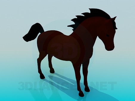 3d модель Лошадь – превью