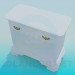 3d model White chest of drawers - preview