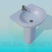 3D Modell Handwaschbecken - Vorschau