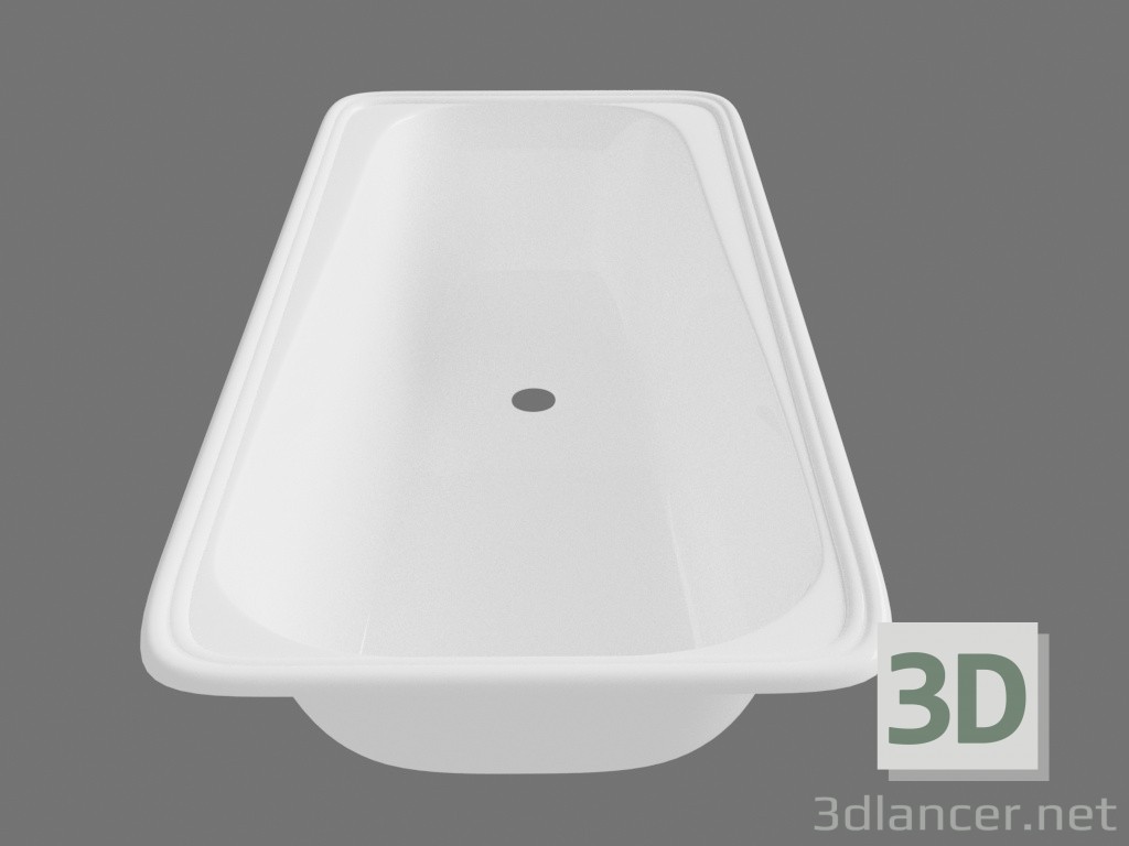 3d model tina para baño - vista previa