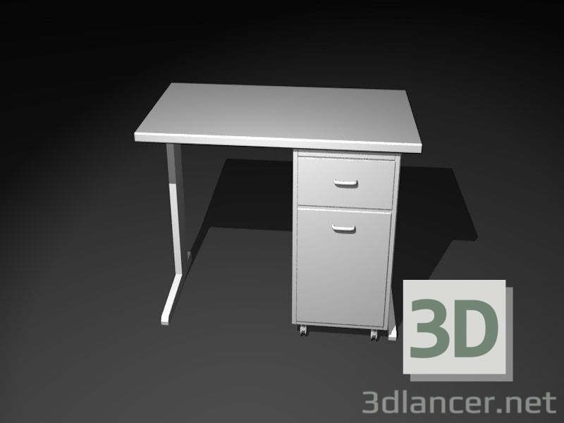 3d модель Робочий стіл для ПК – превью
