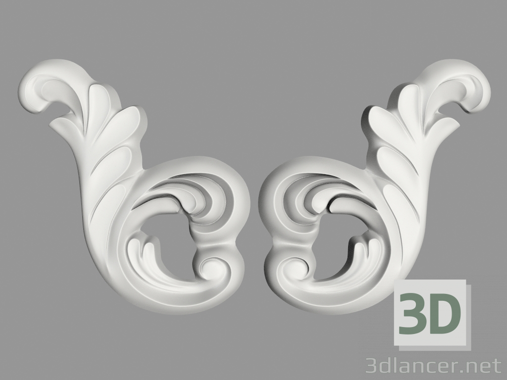3d model Wall decor (F71) - preview