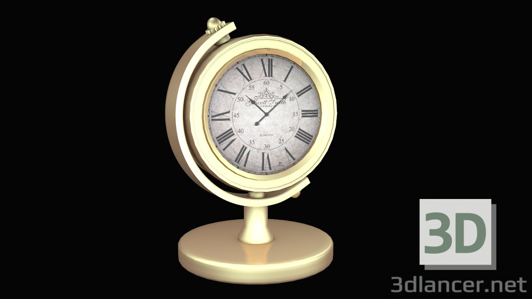 3d модель часы – превью