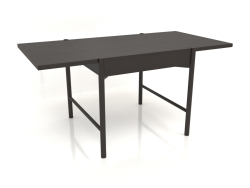 डाइनिंग टेबल डीटी 09 (1600x840x754, लकड़ी का भूरा गहरा)
