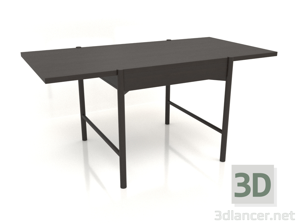 modello 3D Tavolo da pranzo DT 09 (1600x840x754, legno marrone scuro) - anteprima