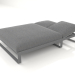 modèle 3D Lit lounge 140 (Anthracite) - preview