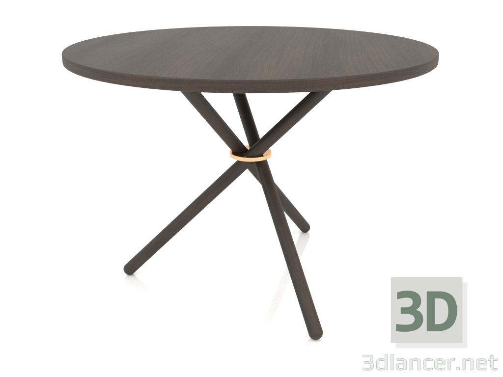 modèle 3D Table basse Daphné (Chêne foncé, Chêne foncé) - preview