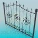 3d model Wrought Iron gates - preview