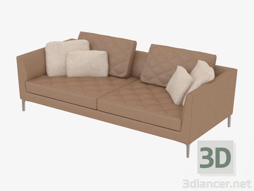 3d model Modular Leather Sofa DS-48-23 - preview