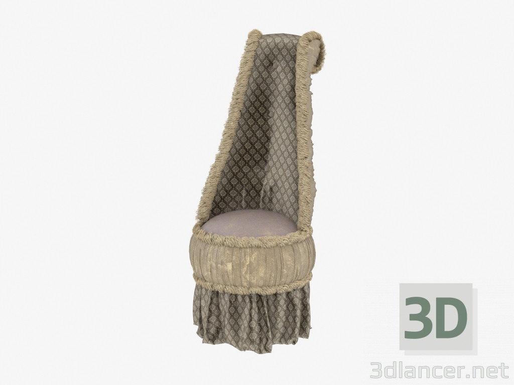 3D modeli Klasik tarzda puf 1562 - önizleme