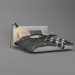 3d Magnum Bed By FlexForm model buy - render