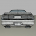 3d Dodge srt Hellcat модель купить - ракурс