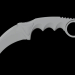 Cuchillo Karambit 3D modelo Compro - render