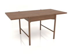 डाइनिंग टेबल डीटी 09 (1600x840x754, लकड़ी की भूरी रोशनी)