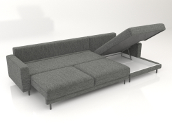DIAMOND sofa with sleeping place (expanded and open)