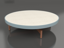 Round coffee table Ø90x22 (Blue grey, DEKTON Danae)
