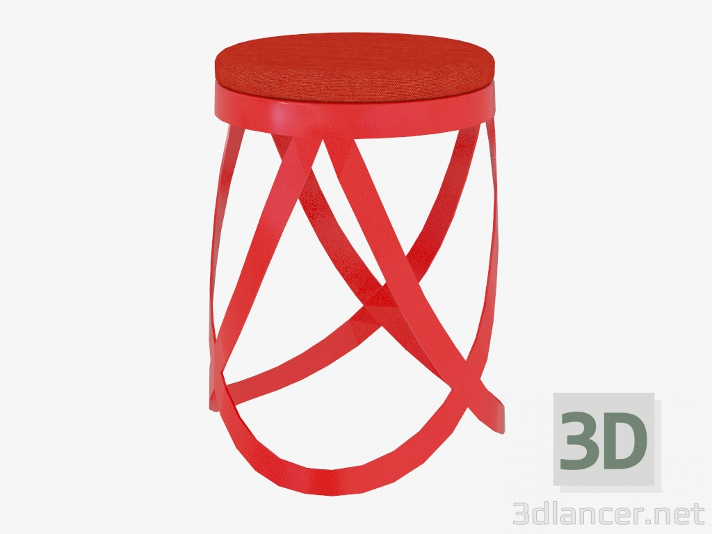 modèle 3D Taburet avec la chaise de ruban (RI2LL) - preview