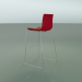 3D modeli Bar sandalyesi 0478 (kızakta, ön döşemeli, polipropilen PO00104) - önizleme