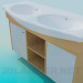 3d model Double wash basin - preview