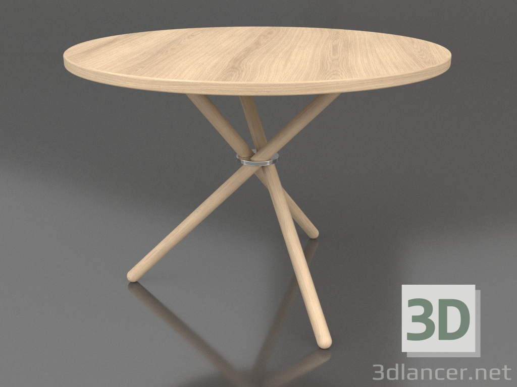 modèle 3D Table basse Daphné (Chêne clair, Chêne clair) - preview