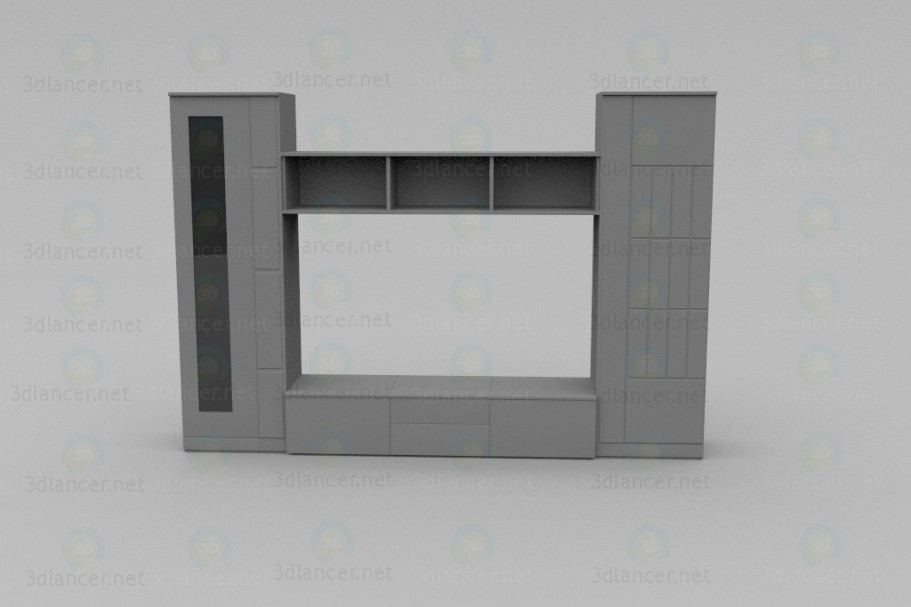 3d model The wall unit of the LV - preview