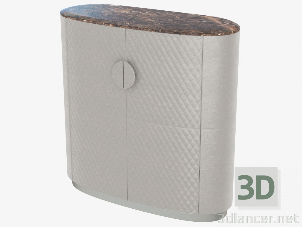 modello 3D Locker in stile art deco VOGUE - anteprima