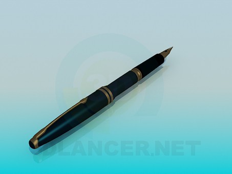 3d model Ink pen - preview