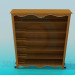 3d model Cupboard with shelves - preview