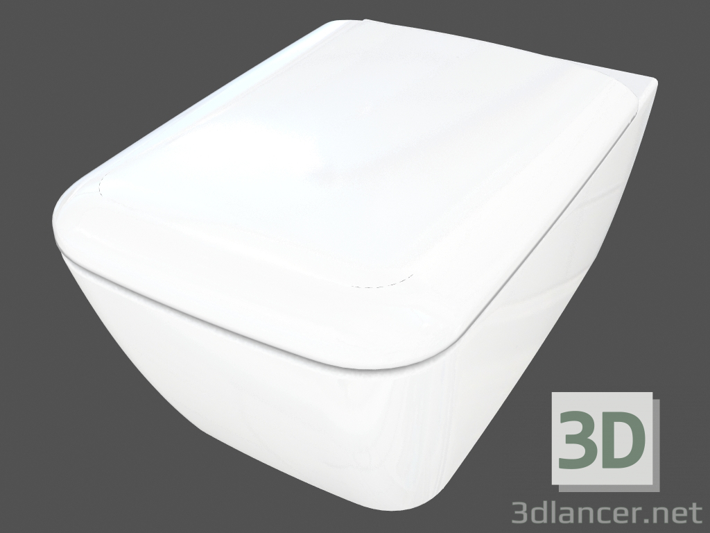 modello 3D Toilet Pendant Life (M23100) - anteprima