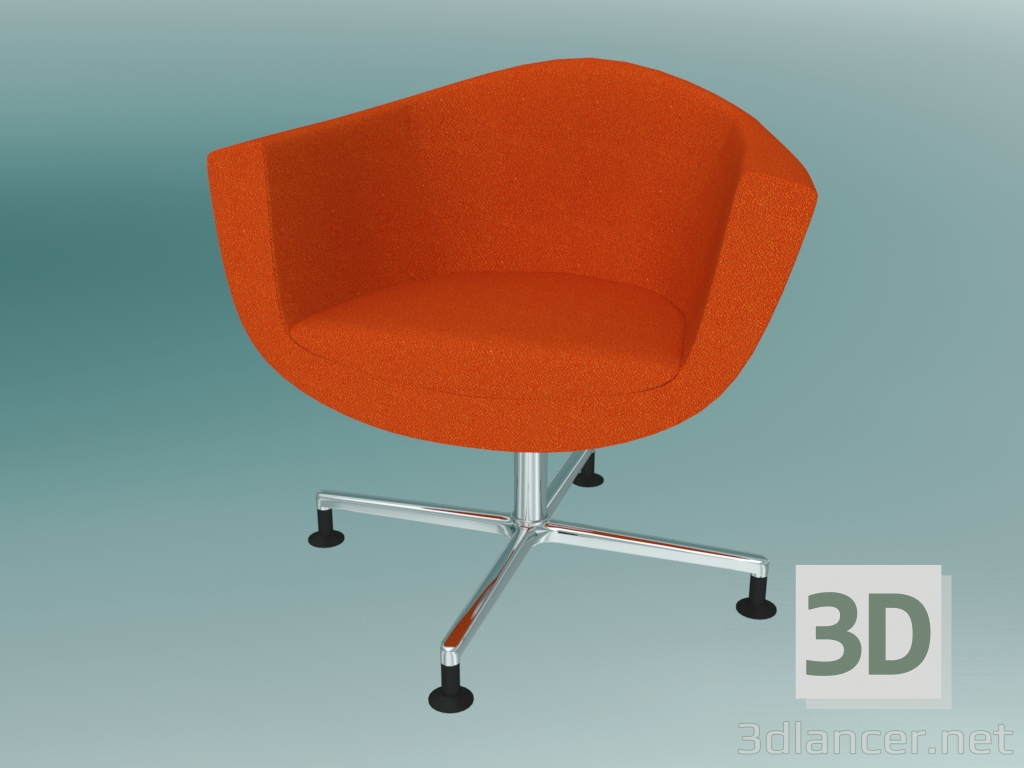 modèle 3D Chaise pivotante (10F) - preview