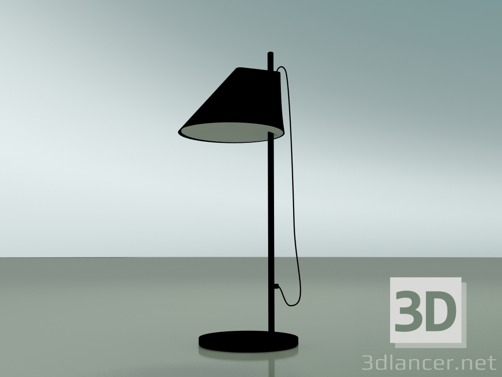 3D Modell Tischleuchte YUH TABLE (LED 27K, BLK) - Vorschau