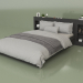 3D Modell Bett mit Organizer 1400 x 2000 (10313) - Vorschau