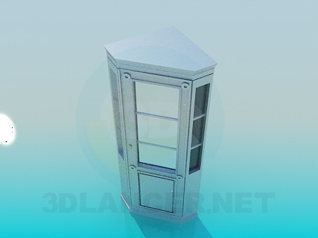 3d модель Угловой шкаф – превью