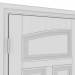 Puerta batiente de madera 3D modelo Compro - render