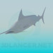 3D modeli Kılıç balığı - önizleme